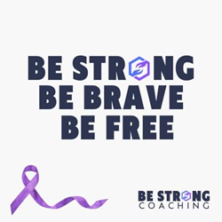 Be Strong coaching motivational logo